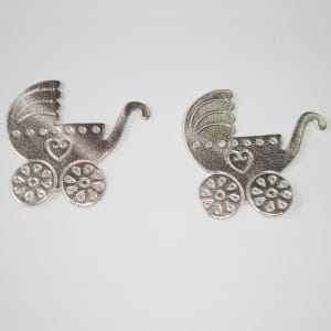 Silver Crib Die Cuts - Large