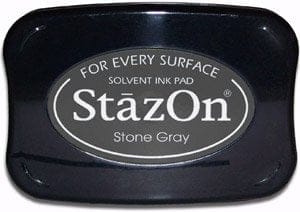 StazOn Solvent Ink Pad - Stone Gray