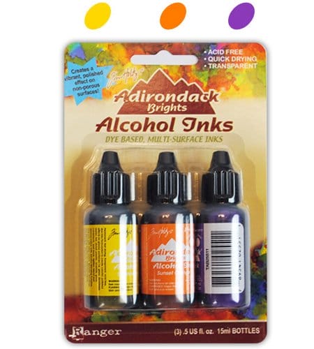 Tim Holtz Earth Tones Alcohol Inks - Summit View (Pack of 3) Summit View Tim Holtz Earth Tones Alcohol Inks - Summit View (Pack of 3)