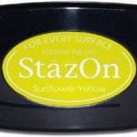 StazOn Solvent Ink Pad - Sunflower Yellow