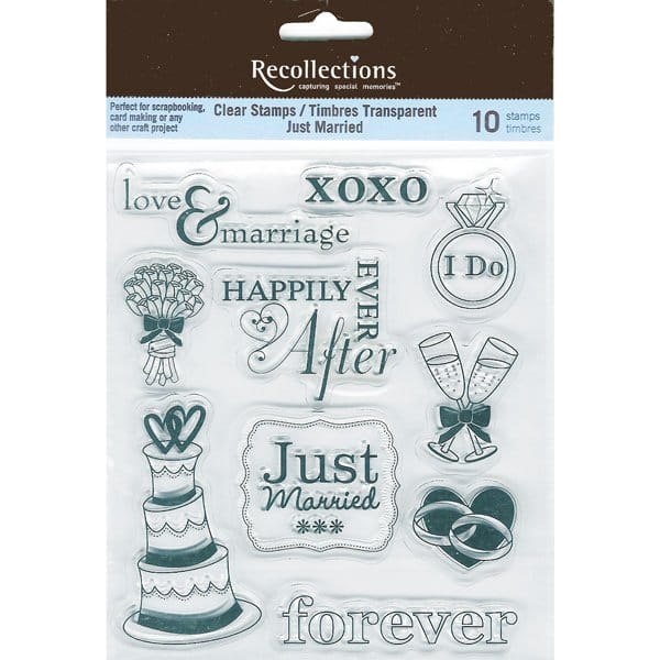 Recollections Clear Stamps - Just Married (10 Stamps) recollections clear stamps just married Recollections Clear Stamps - Just Married (10 Stamps)