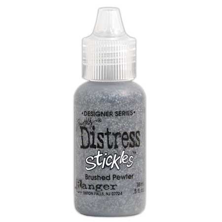 Tim Holtz Distress Stickles Glitter Glue - Brushed Pewter tim holtz distress stickles brushed pewter Tim Holtz Distress Stickles Glitter Glue - Brushed Pewter