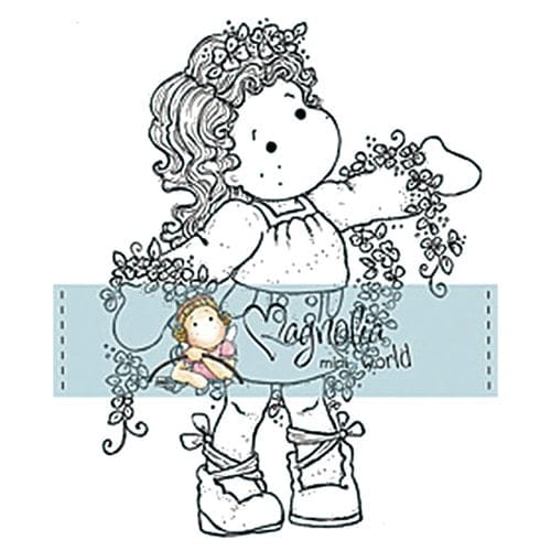 Magnolia Mini World - Tilda with Winding Flowers 364 Magnolia Mini World Tilda with Winding Flowers Magnolia Mini World - Tilda with Winding Flowers