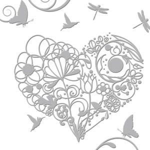 Couture Creations Embossing Folder - Butterfly Hugs (5"X7")