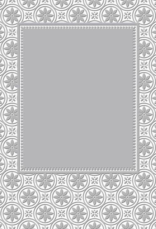 Couture Creations Embossing Folder - Cabaret (5"X7")