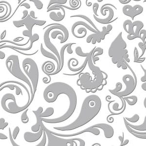 Couture Creations Embossing Folder - Damask (5"X7")