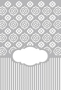 Couture Creations Embossing Folder - Dandiya (5"X7")