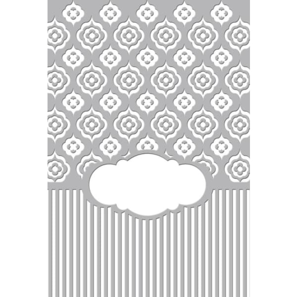 Couture Creations Embossing Folder - Dandiya (5"X7")