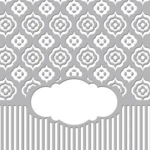 Couture Creations Embossing Folder - Dandiya (5"X7")