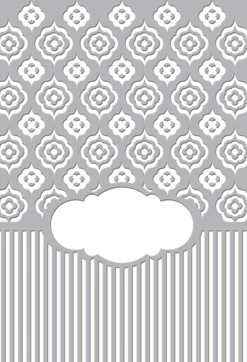 Couture Creations Embossing Folder - Dandiya (5"X7")