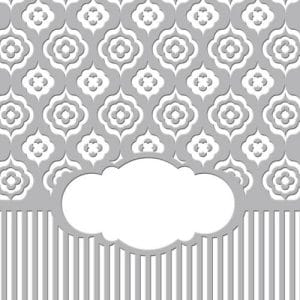 Couture Creations Embossing Folder - Dandiya (5"X7")