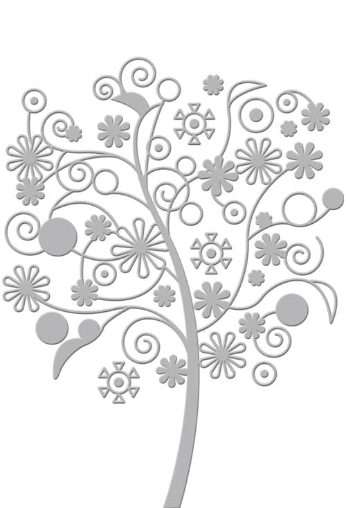 Couture Creations Embossing Folder - Far Away Tree (5"X7") Couture Creations Embossing Folder - Far Away Tree (5"X7")