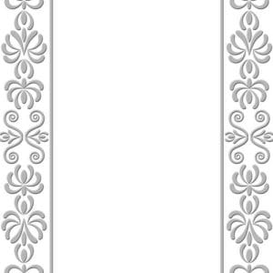 Couture Creations Embossing Folder - Pastorale (5"X7")