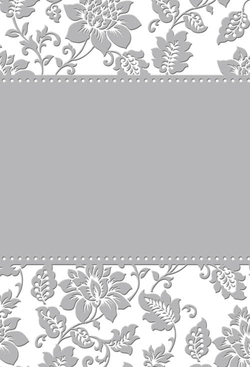 Couture Creations Embossing Folder - Petite Fleur (5"X7")