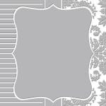Couture Creations Embossing Folder - Timeless (5"X7")