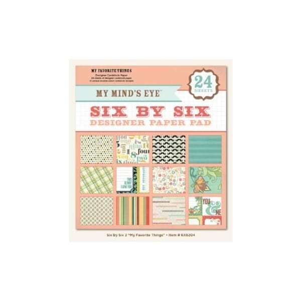 My Minds Eye - My Favorite Things - 6X6 Paperpack