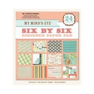 My Minds Eye - My Favorite Things - 6X6 Paperpack