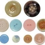 Tim Holtz Accoutrements - Shabby - 10 Buttons