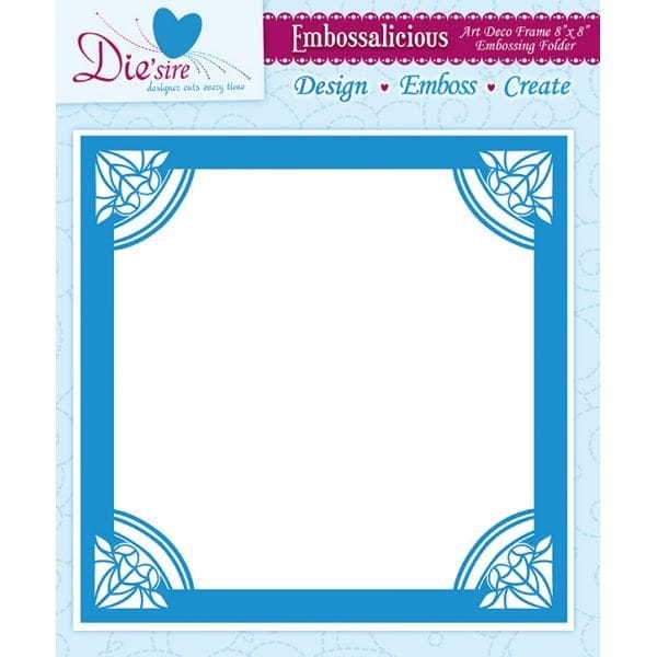 Embossing Folder - Art Deco (8 x 8 inch) ArtDecoFrame8by8EmbossingFolder Embossing Folder - Art Deco (8 x 8 inch)