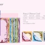 CAMPAP Fancy Glitter Card