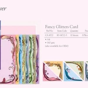 CAMPAP Fancy Glitter Card