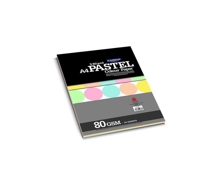 CAMPAP Pastel Colour Paper - 5 Mixed Colors