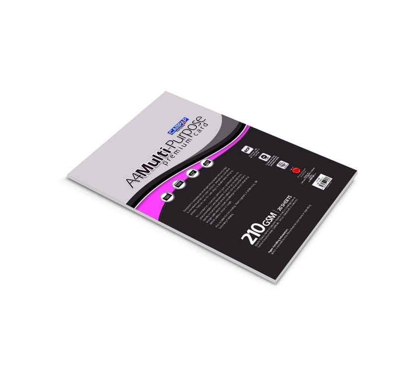 CAMPAP Multi purpose premium Card paper white (Pack of 2) CA4869 CAMPAP Multi purpose premium Card paper white (Pack of 2)