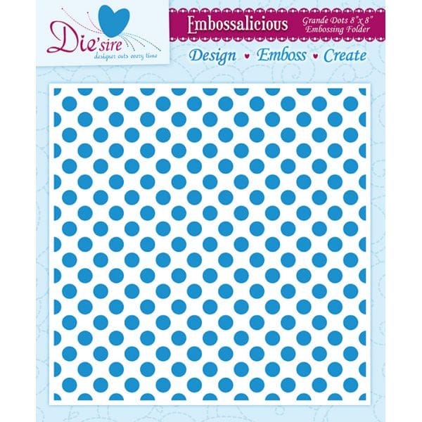 Embossing Folder - Grande Dots (8 x 8 inch) GrandeDots8by8EmbossingFolder Embossing Folder - Grande Dots (8 x 8 inch)