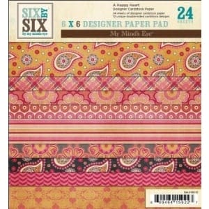 My Minds Eye - A Happy Heart - 6X6 Paperpack