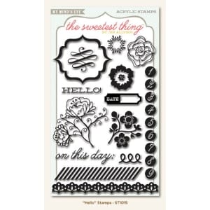 My Minds Eye The Sweetest Thing - Hello Clear Stamp