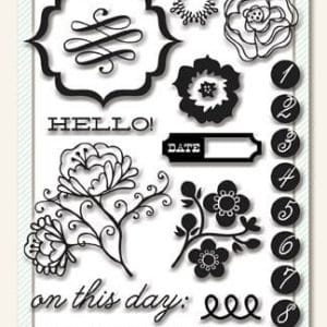 My Minds Eye The Sweetest Thing - Hello Clear Stamp