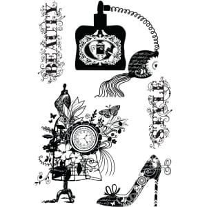 Prima Flowers La Femme Cling Stamp