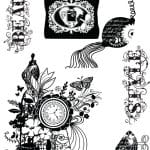 Prima Flowers La Femme Cling Stamp