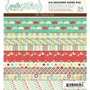 My Minds Eye - Quite Contrary - Jack & Jill - 6X6 Paperpack