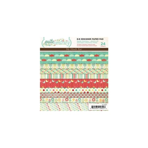 My Minds Eye - Quite Contrary - Jack & Jill - 6X6 Paperpack