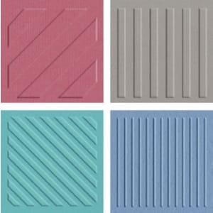 Quickutz A2 Embossing Folder - Stripes