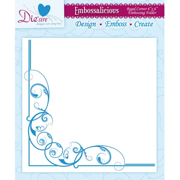 Embossing Folder - Regal Corner (6 x 6 inch) RegalCorner6by6EmbossingFolder Embossing Folder - Regal Corner (6 x 6 inch)