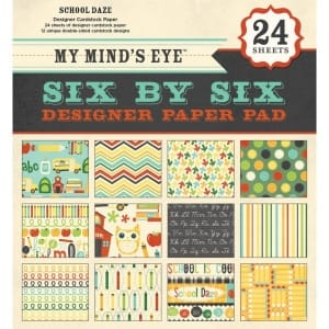 My Minds Eye - School Daze- 6x6 Paperpack