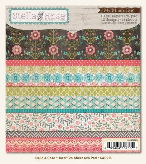 My Minds Eye - Stella and Rose - Hazel- 6x6 Paperpack SteallandRose Hazel My Minds Eye My Minds Eye - Stella and Rose - Hazel- 6x6 Paperpack
