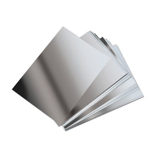 A4 Mirror Paper - Silver A4 Silver mirror Cardstock A4 Mirror Paper - Silver