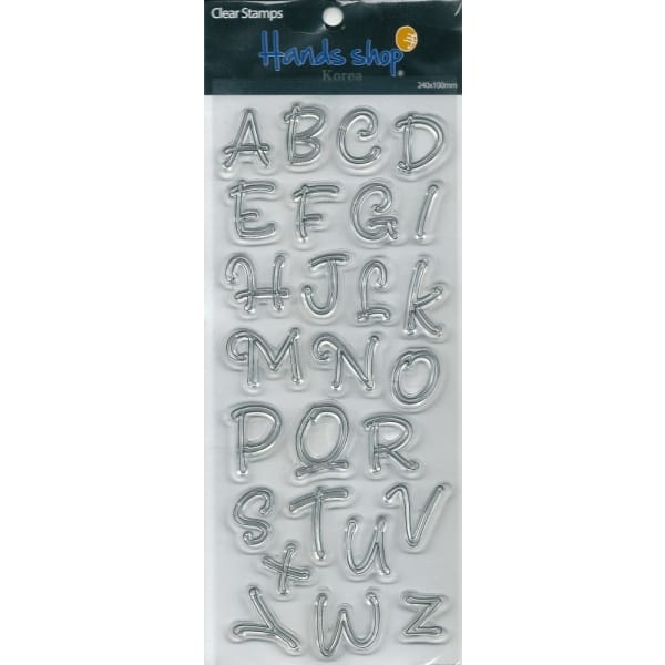 Alphabet Clear Stamp (Design 1)