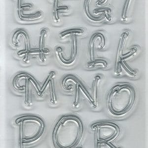 Alphabet Clear Stamp (Design 1)