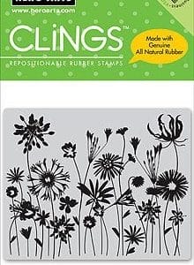 Hero Arts Rubber Stamp - Blooming Meadow
