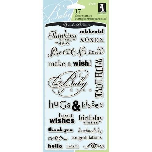 Inkadinkado Clear Stamps- Chelsea Sentiments ChelseaSentimentStamp Inkadinkado Clear Stamps- Chelsea Sentiments