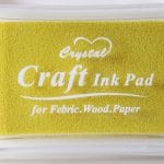 Crystal Craft Ink Pad - Yellow