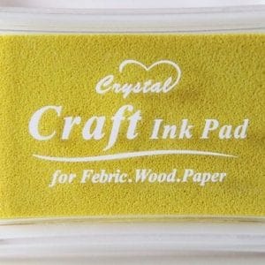 Crystal Craft Ink Pad - Yellow