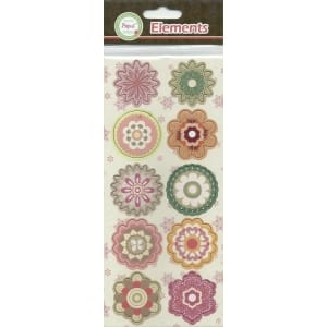 Papus Sticker Elements - Flowers (Pastel 3)