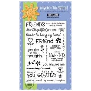 Hero Arts Rubber Stamp - Friends