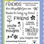 Hero Arts Rubber Stamp - Friends