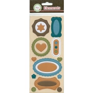 Papus Sticker Elements - Heart & Frames